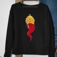 Corno Ionian Horn Red Chilli Neapolitan Good Luck Charm Gift Men Women Sweatshirt Graphic Print Unisex Gifts for Old Women