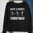 Creepy Christmas Skeleton Funny Costume Snow Xmas Men Women Sweatshirt Graphic Print Unisex Gifts for Old Women