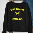 Cvn-68 Uss Nimitz Aircraft Carrier Yn Sweatshirt Gifts for Old Women
