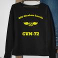 Cvn-72 Uss Abraham Lincoln Aircraft Abe Carrier Print Sweatshirt Gifts for Old Women