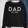 Dad Est 2023 Promoted To Daddy 2023 Sweatshirt Gifts for Old Women