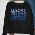 Dad Man The Myth The Legend Retro Groovy Fathers Day Funny Sweatshirt Gifts for Old Women
