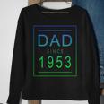 Dad Since 1953 53 Aesthetic Promoted To Daddy Father Bbjzds Sweatshirt Gifts for Old Women