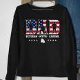 Dad Veteran The Myth The Legend Veterans Day Flag Sweatshirt Gifts for Old Women