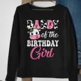 Daddy Of The Birthday Girl Farm Cow 1St Birthday Girl Sweatshirt Gifts for Old Women