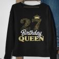 Damen 27. Geburtstag Sweatshirt Jahrgang 1995, Birthday Queen mit Krone Geschenke für alte Frauen