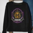 Damen 60 Geburtstag 60 Jahre Aged 60 Years Whisky Whiskey Sweatshirt Geschenke für alte Frauen