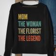 Damen Die Mutter Die Frau Die Floristin Die Legende Sweatshirt Geschenke für alte Frauen