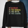 Damen Kaykay Sweatshirt: Die Frau, Der Mythos, Die Legende, Retro Vintage Geschenke für alte Frauen