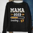 Damen Mama 2023 Loading Zukünftige Mutter 2023 Vintage Sweatshirt Geschenke für alte Frauen