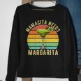 Damen Mamacita Needs A Margarita Lustiger Muttertag Sweatshirt Geschenke für alte Frauen