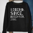 Dezember 2000 Geburtsmonat Legende Sweatshirt für Männer und Frauen Geschenke für alte Frauen