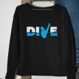 Dive Water Sports Platform Diver Springboard Diving Men Women Sweatshirt Graphic Print Unisex Gifts for Old Women