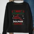 Dolphin Lover Xmas Gift Cute Ugly Dolphin Christmas Sweater Gift Sweatshirt Gifts for Old Women