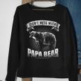 Dont Mess With Papa Bear Dad Camping Grizzly Camper Camp Sweatshirt Gifts for Old Women