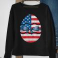 Easter Eggs Flag Of Usa Matching Design For Easter Lovers Sweatshirt Gifts for Old Women