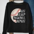 Eat Sleep Baseball Repeat Baseball Player Baseball Sweatshirt Gifts for Old Women