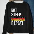 Eat Sleep Soccer Repeat Cool Soccer Germany Lover Player Men Women Sweatshirt Graphic Print Unisex Gifts for Old Women