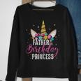 Einhorn Geburtstag Sweatshirt für Vater der Prinzessin Geschenke für alte Frauen
