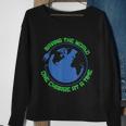 Electric Mobility Car Driver Environmental Protection World Sweatshirt Gifts for Old Women