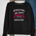 Entschuldigung für die Augenringe - Agricultrice Sweatshirt, Müdes Bauerin Design Geschenke für alte Frauen