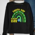 Environmentalis Earth Day Everyday Protect Our Planet Sweatshirt Gifts for Old Women