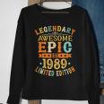 Est 1989 Limited Edition 33 Geburtstag Geschenke 33 Jahre Alt Sweatshirt Geschenke für alte Frauen