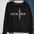 Excalibur The Legendary Sword In The Stone Of King Arthur Sweatshirt Gifts for Old Women