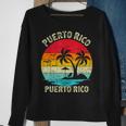 Family Vacation Vintage Retro Puerto Rico San Juan Beach Sweatshirt Gifts for Old Women