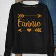 Fannie Personalized Name Funny Birthday Custom Mom Gift Idea Men Women Sweatshirt Graphic Print Unisex Gifts for Old Women