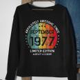 Fantastisch Seit September 1977 Männer Frauen Geburtstag Sweatshirt Geschenke für alte Frauen