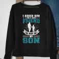 Father’S Day Best Friend Daddy Father Papa Graphic From Son  Sweatshirt Gifts for Old Women