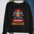 Firefighter Dog Lover Firefighting Pipeman Fireman Dog Dad Men Women Sweatshirt Graphic Print Unisex Gifts for Old Women