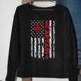 Firefighter Usa Flag Gifts Patriotic Fire Captain Chief Sweatshirt Gifts for Old Women