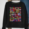 Flaggen Der Welt Spruch Geschenk Reisen Weltreise Geschenkid Sweatshirt Geschenke für alte Frauen