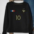 France Number 10 French Soccer Retro Football France Sweatshirt Gifts for Old Women