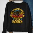 Funny An Old Man With A Pickleball Paddle Men Dad Gift Sweatshirt Gifts for Old Women