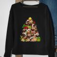 Funny Christmas Pug Pajama Shirt Tree Dog Dad Mom Xmas Sweatshirt Gifts for Old Women