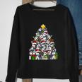 Funny Christmas Siberian Husky Pajama Shirt Tree Dog Xmas Sweatshirt Gifts for Old Women