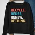 Funny Earth Day Saying For Earth Lovers Tree Huggers Sweatshirt Gifts for Old Women