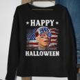 Funny Joe Biden Happy Halloween Confused 4Th Of July 2022 Sweatshirt Gifts for Old Women