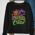 Funny Mardi Gras Cruise Cruising Mask Cruise Ship Carnival Sweatshirt Gifts for Old Women