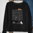Funny Musical Cats Cat And Music Lover Cat Sweatshirt Gifts for Old Women