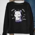 Gamer Cat Pow Pow Gaming Zocken Nerd Lustig Kawaii Zocker Sweatshirt Geschenke für alte Frauen