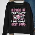 Gamer Girl Level 17 Sweatshirt, Zockerin 2005 Geburtstags-Outfit Geschenke für alte Frauen