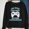 Gaming Zocken Konsole Geburtstag Gamer Sweatshirt Geschenke für alte Frauen
