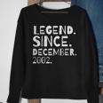 Geburtsmonatslegende Dezember 2002 Sweatshirt für Jungen & Mädchen Geschenke für alte Frauen