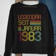 Geburtstag Legendär Seit Januar 1983 40 Sweatshirt Geschenke für alte Frauen