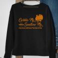 Gobble Me Swallow Funny Thanksgiving Vintage Turkey Gifts Men Women Sweatshirt Graphic Print Unisex Gifts for Old Women