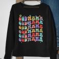 Godmama Retro Groovy Best Godmother Ever Mother’S Day Sweatshirt Gifts for Old Women